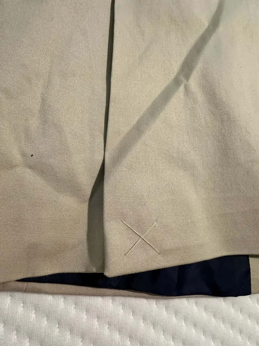 J.Crew Thompson Two-Button Cotton Chino Blazer in Beige 38S Like New